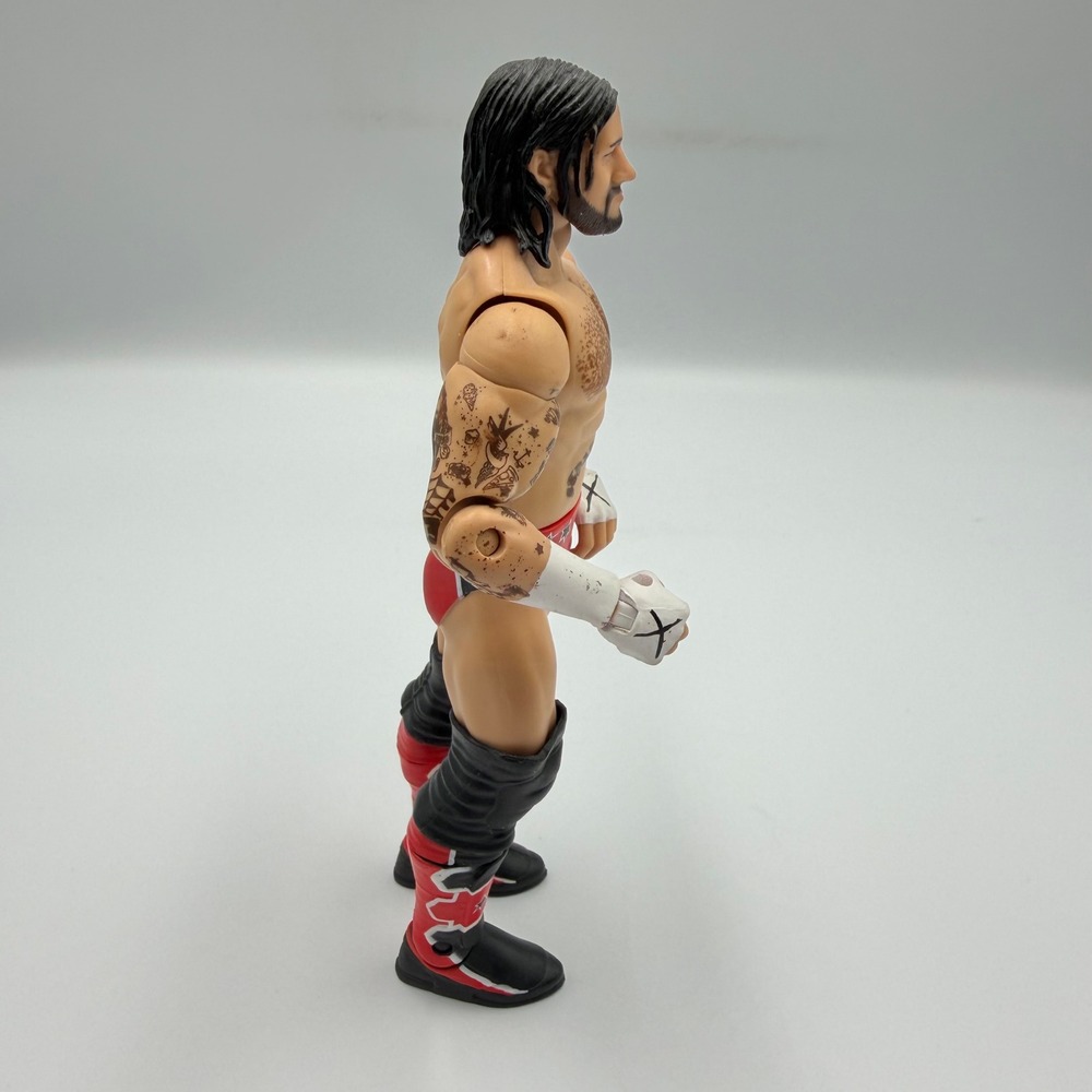 Mattel WWE CM Punk Action Figure 2010 Red Black Ring Gear Tattoos Straight Edge - Picture 3 of 7